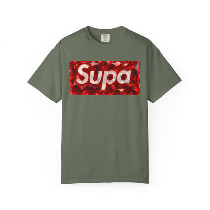 Supa Crystal Skull & Roses T-Shirt