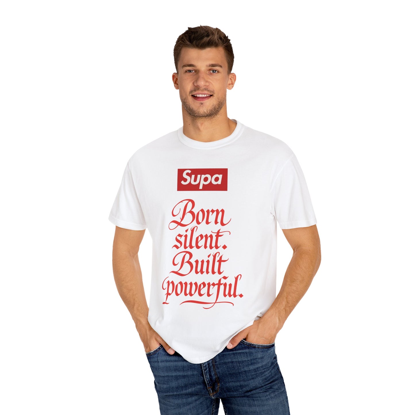 Supa "Born Silent. Built Powerful." Graphic T-Shirt