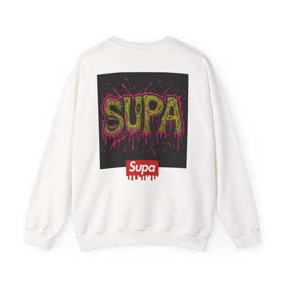 Supa Graphic Crewneck Sweatshirt - Unisex Heavy Blend™