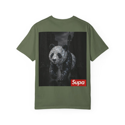 Supa Panda Unisex Garment-Dyed T-Shirt