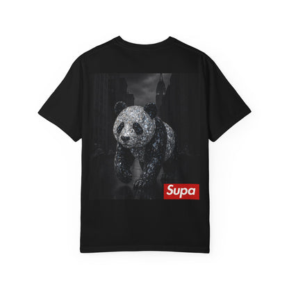 Supa Panda Unisex Garment-Dyed T-Shirt