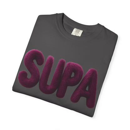 Supa Fox T-Shirt — Graphic Streetwear Tee with Purple Fox Back Print