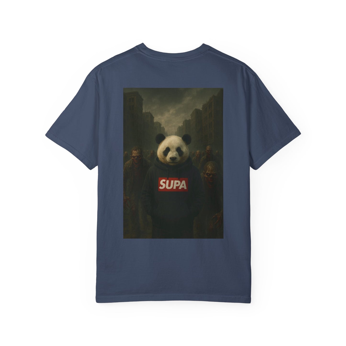 Supa Panda Graphic T-Shirt — Streetwear Tee with 'Supa' Drippy Logo