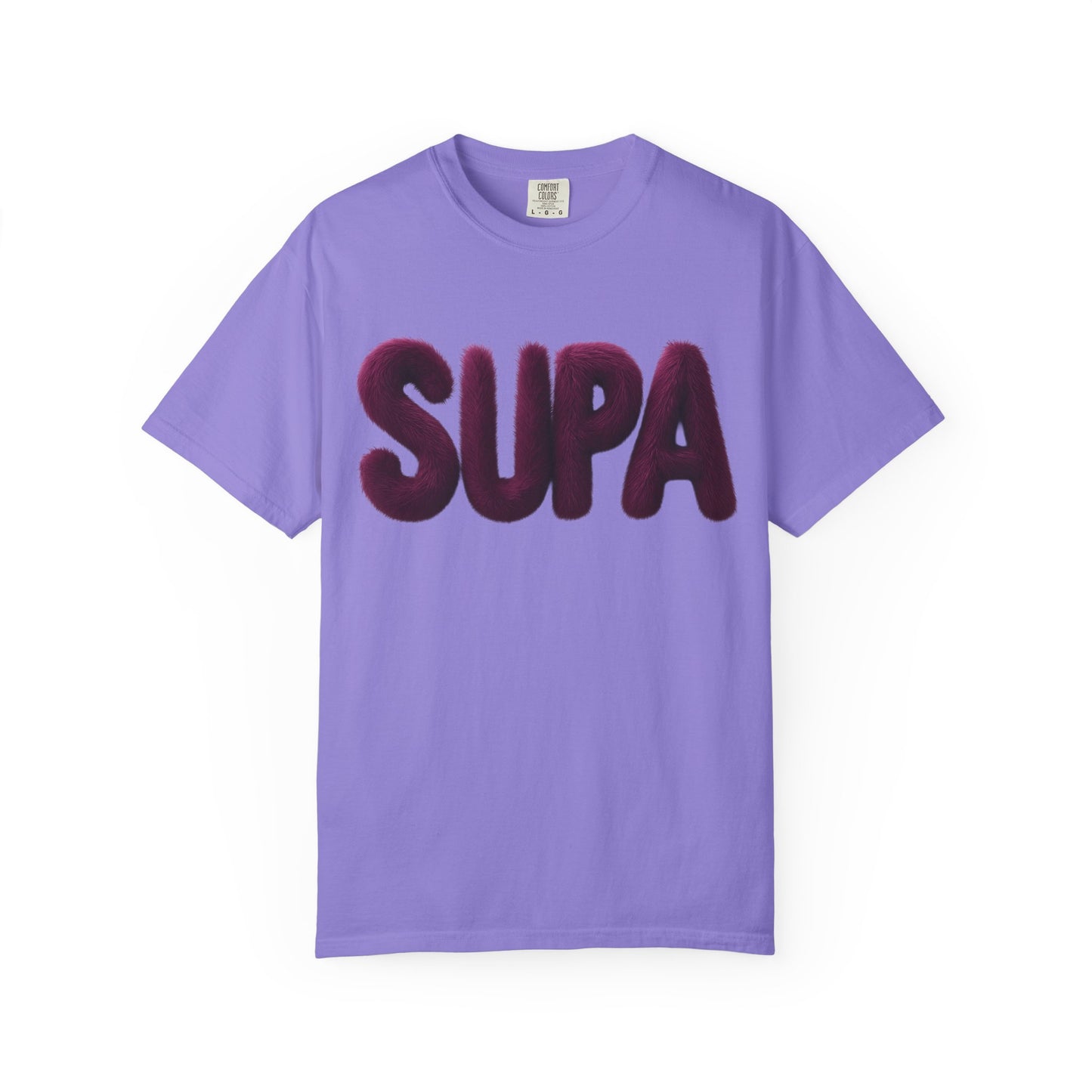 Supa Fox T-Shirt — Graphic Streetwear Tee with Purple Fox Back Print