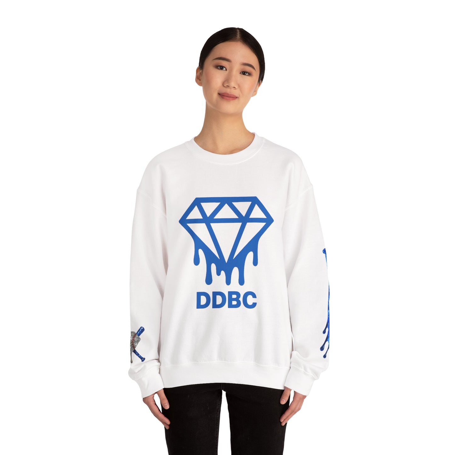 DDCB Drip Diamond Crewneck Sweatshirt — Graphic Logo Streetwear