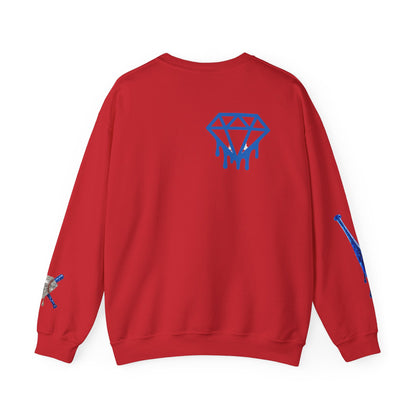 Crewneck Sweatshirt — DDBC Blue Logo Diamond Crewneck