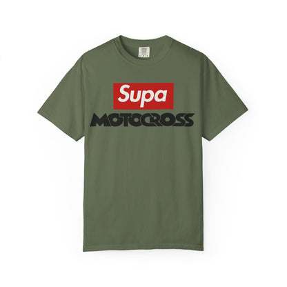 Motocross T-Shirt — "Supa" Logo & Back Graphic (Peace in a Storm)
