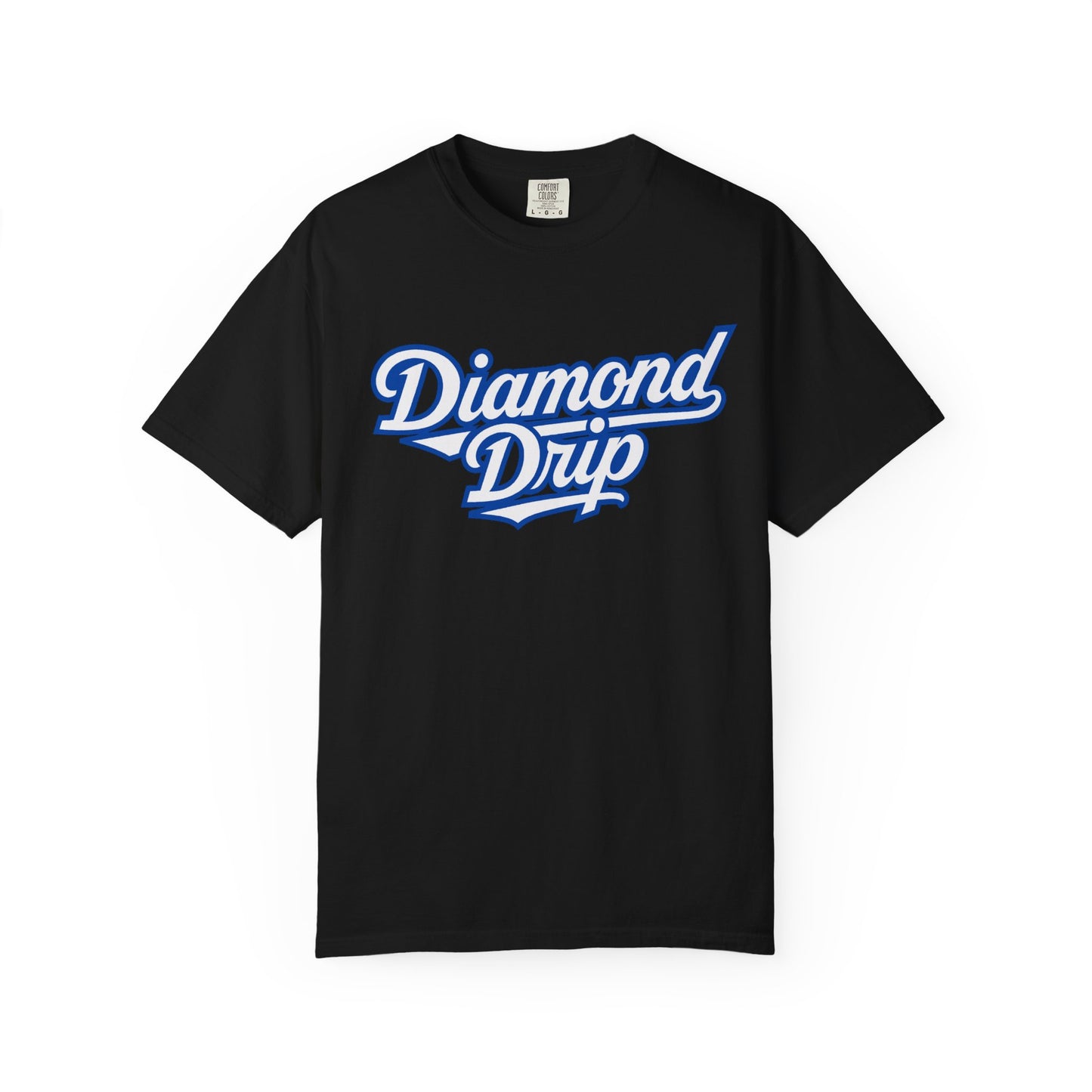 Diamond Drip T-Shirt — Dripping Blue Diamond Graphic Tee