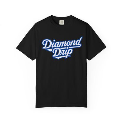 Diamond Drip T-Shirt — Dripping Blue Diamond Graphic Tee