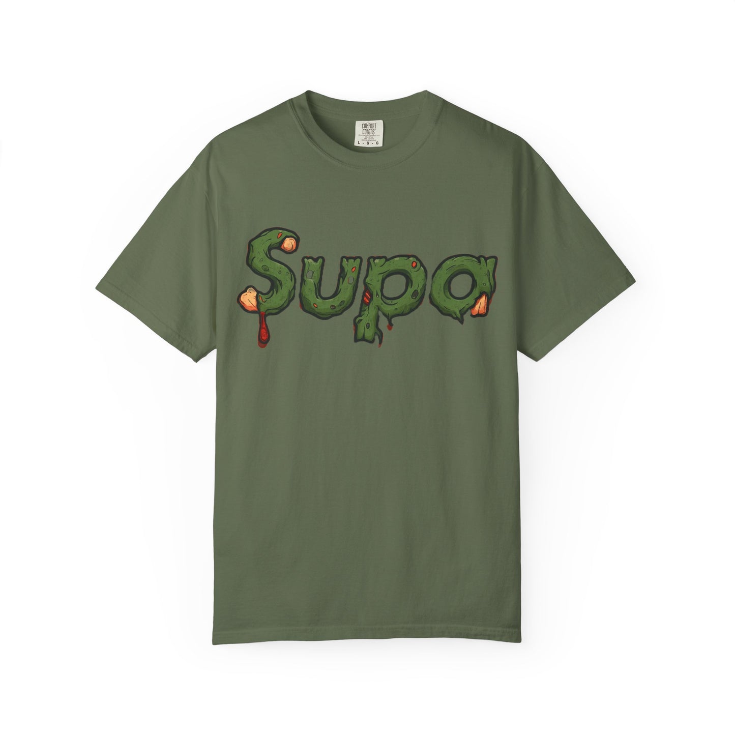 Supa Panda Graphic T-Shirt — Streetwear Tee with 'Supa' Drippy Logo
