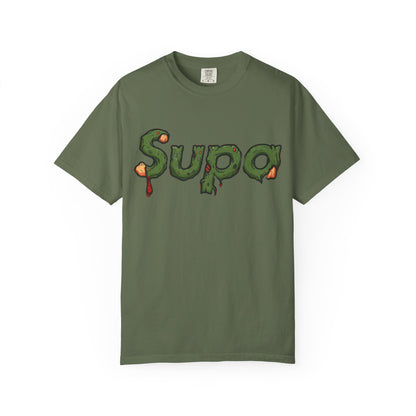 Supa Panda Graphic T-Shirt — Streetwear Tee with 'Supa' Drippy Logo