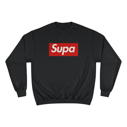 Supa Bee Champion Sweatshirt - Stylish & Cozy White Crewneck