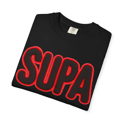 Supa Graphic T-Shirt — Streetwear Nightscape Tee with Bold Logo
