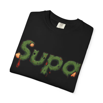 Supa Panda Graphic T-Shirt — Streetwear Tee with 'Supa' Drippy Logo