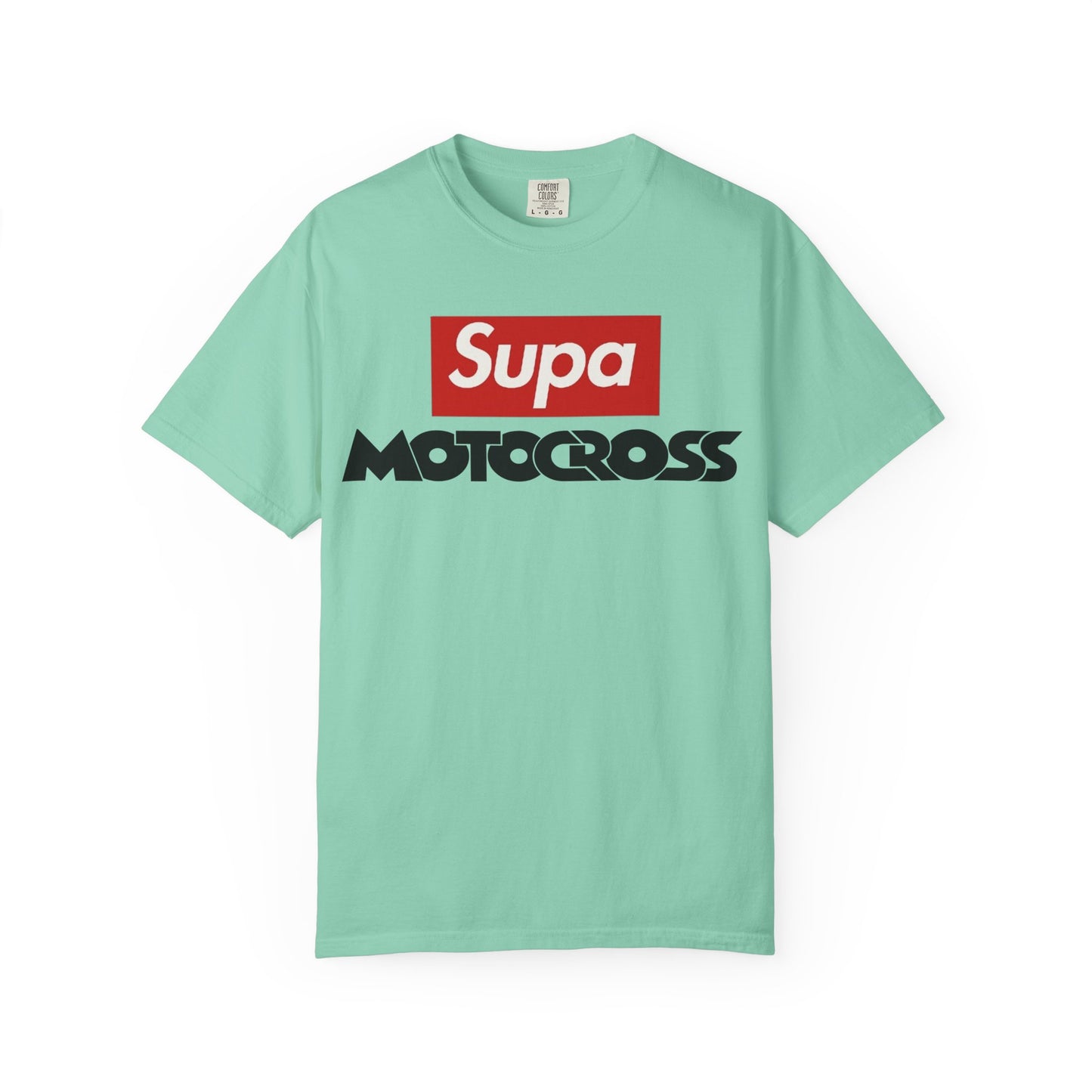 Motocross T-Shirt — "Supa" Logo & Back Graphic (Peace in a Storm)