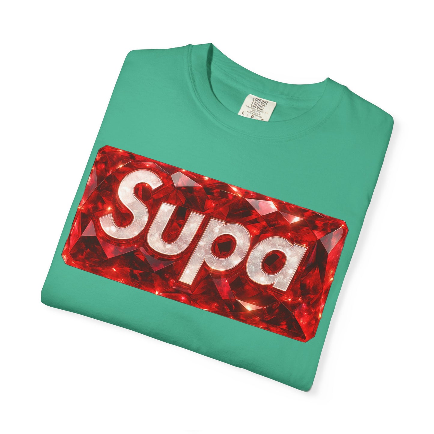 Supa Crystal Skull & Roses T-Shirt