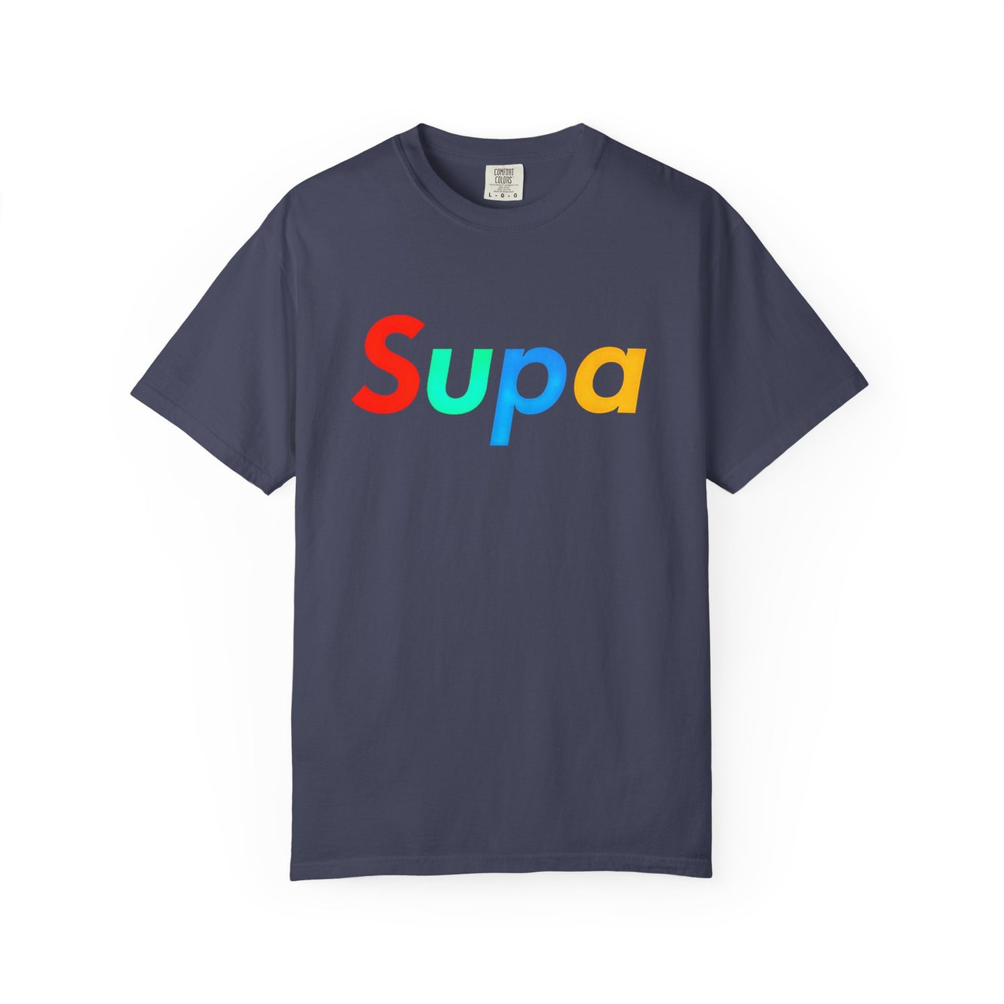 Supa Graphic T-Shirt — 'Stand Out in the Shadows' Colorful Logo Tee