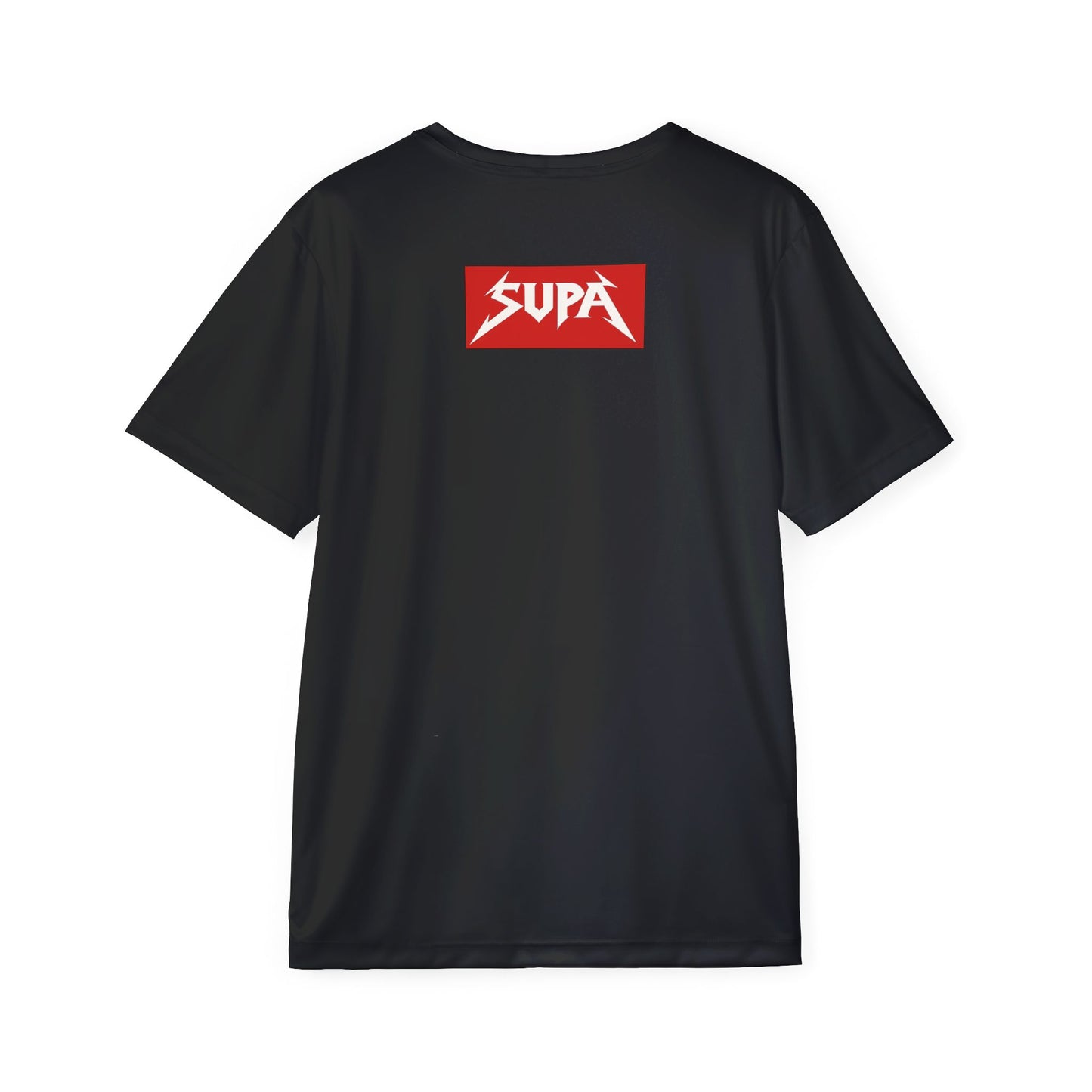 Supa Skull Men's Sports Jersey — Black Graphic Athletic Tee