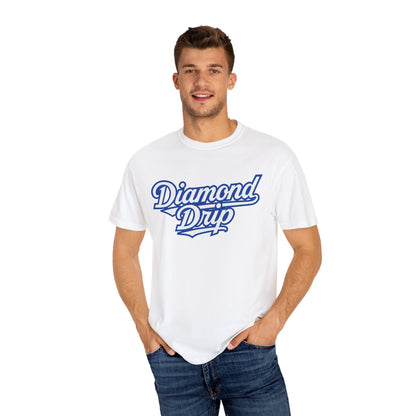 Diamond Drip T-Shirt — Dripping Blue Diamond Graphic Tee