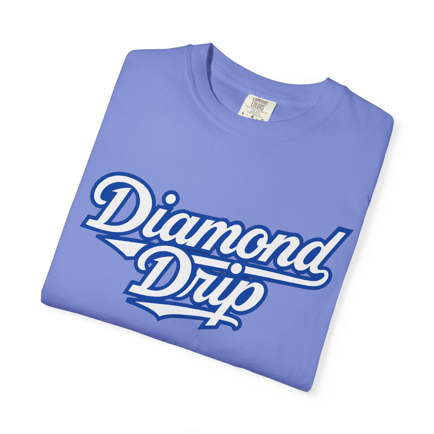 Diamond Drip T-Shirt — Dripping Blue Diamond Graphic Tee
