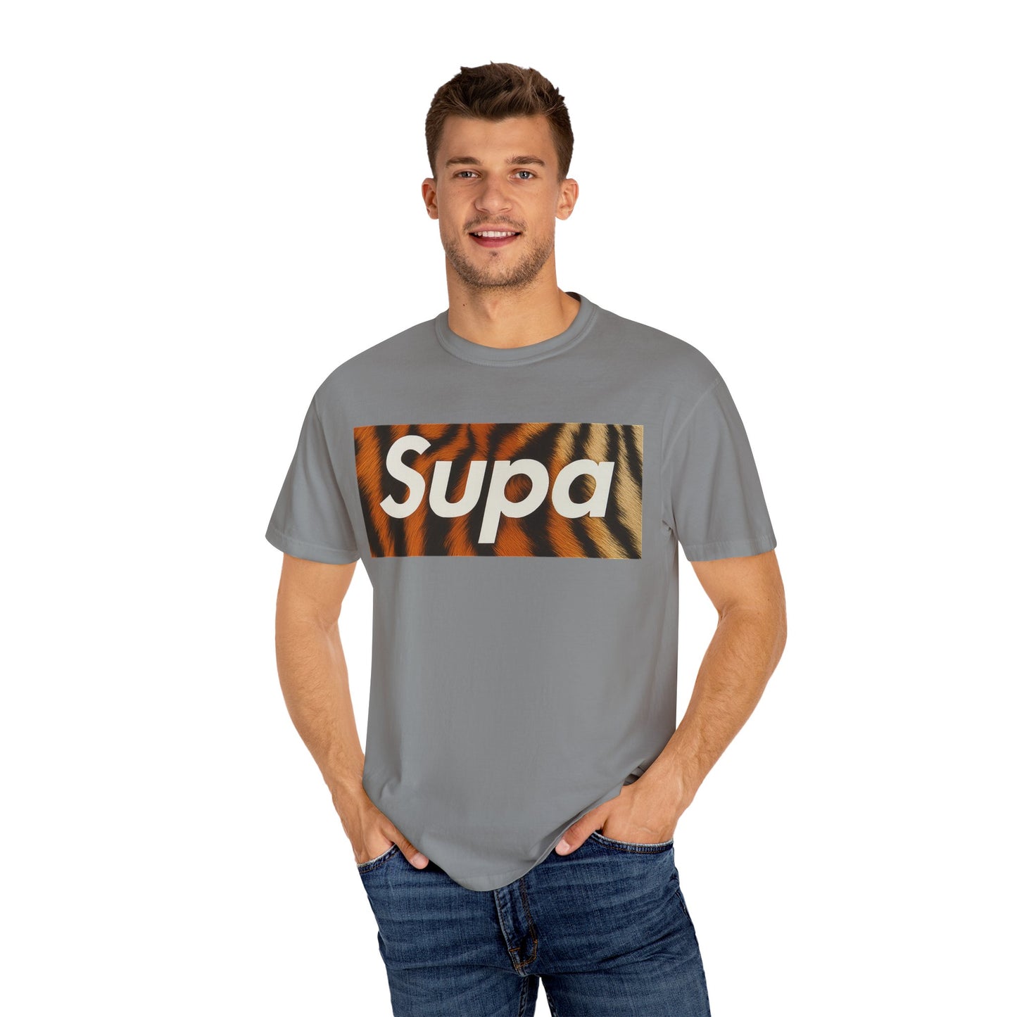 Supa Tiger Unisex Garment-Dyed T-Shirt