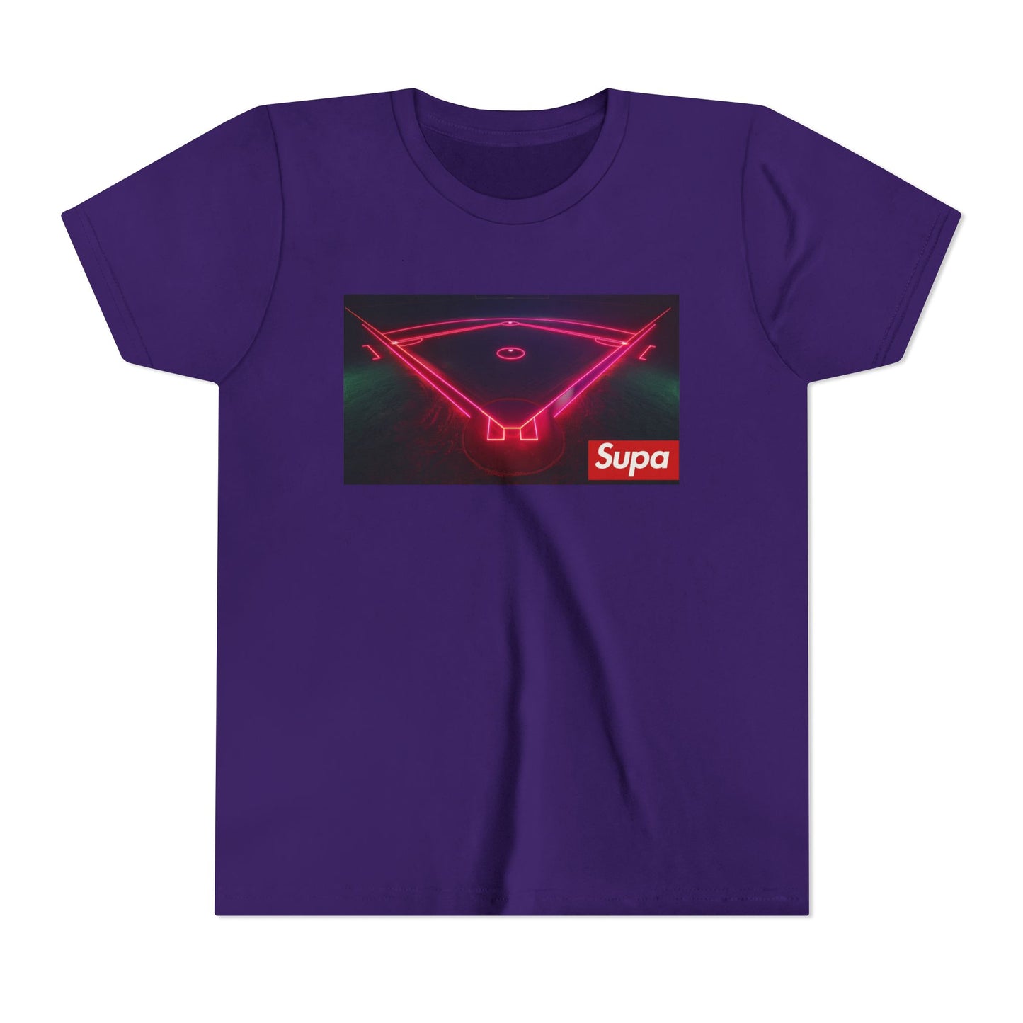 Neon Vibe Youth Tee with Supa Graphic