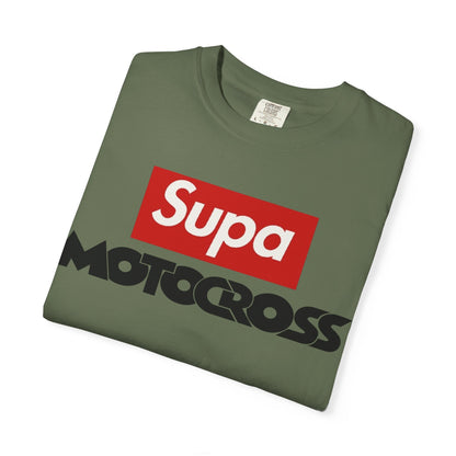 Motocross T-Shirt — "Supa" Logo & Back Graphic (Peace in a Storm)