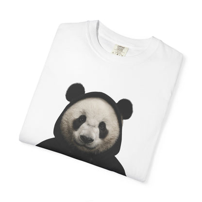 Panda Hoodie Graphic T‑Shirt — 'Supa' Front & 'Off The Map' Zebra Back