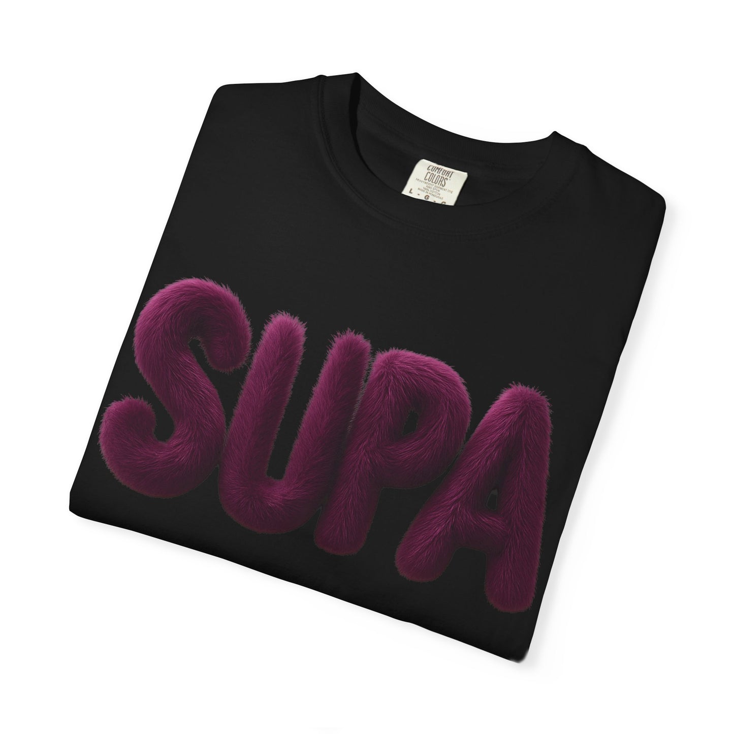 Supa Fox T-Shirt — Graphic Streetwear Tee with Purple Fox Back Print