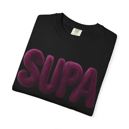 Supa Fox T-Shirt — Graphic Streetwear Tee with Purple Fox Back Print