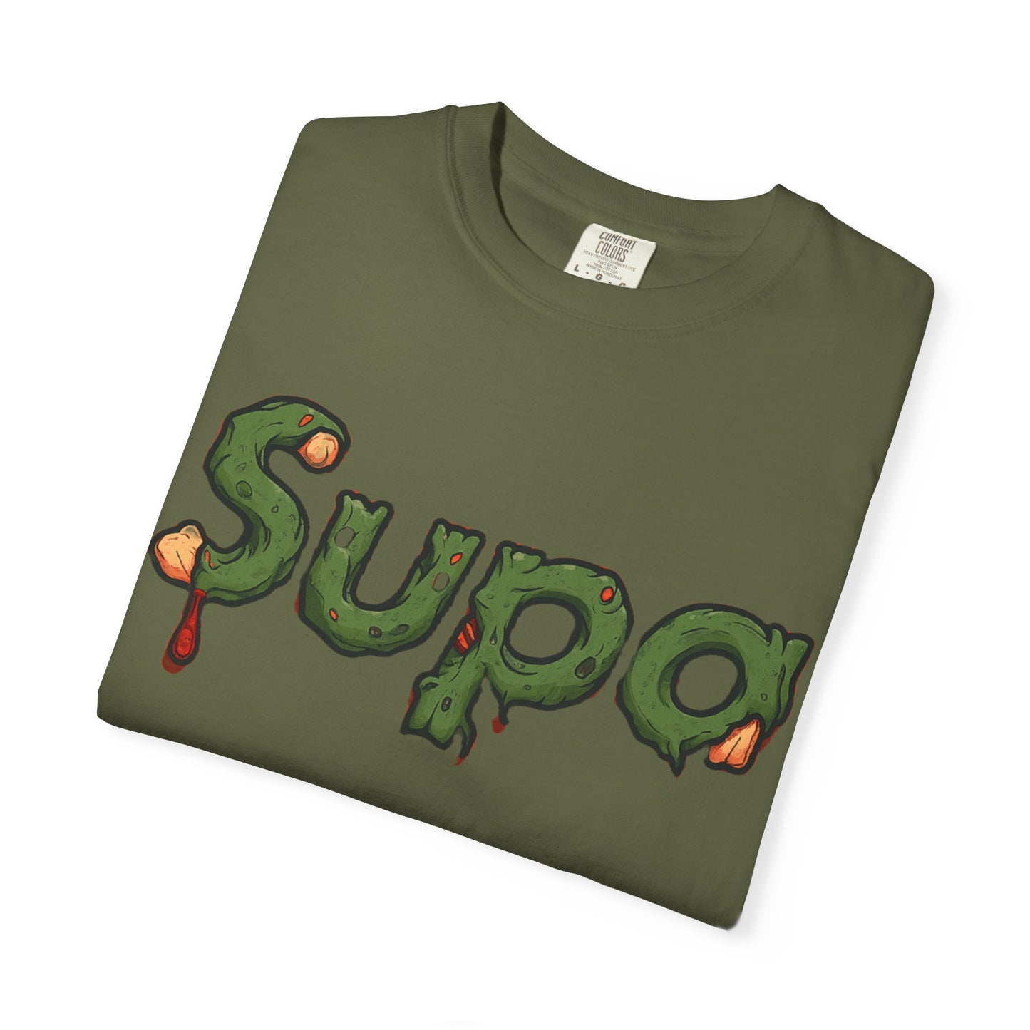 Supa Panda Graphic T-Shirt — Streetwear Tee with 'Supa' Drippy Logo