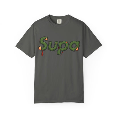 Supa Panda Graphic T-Shirt — Streetwear Tee with 'Supa' Drippy Logo