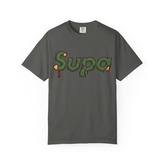 Supa Panda Graphic T-Shirt — Streetwear Tee with 'Supa' Drippy Logo