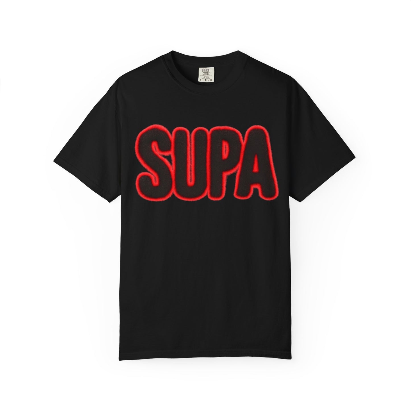 Supa Graphic T-Shirt — Streetwear Nightscape Tee with Bold Logo