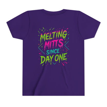 Youth Short Sleeve Tee - Diamond Drip Baseball & Melting Mitts Since Day One