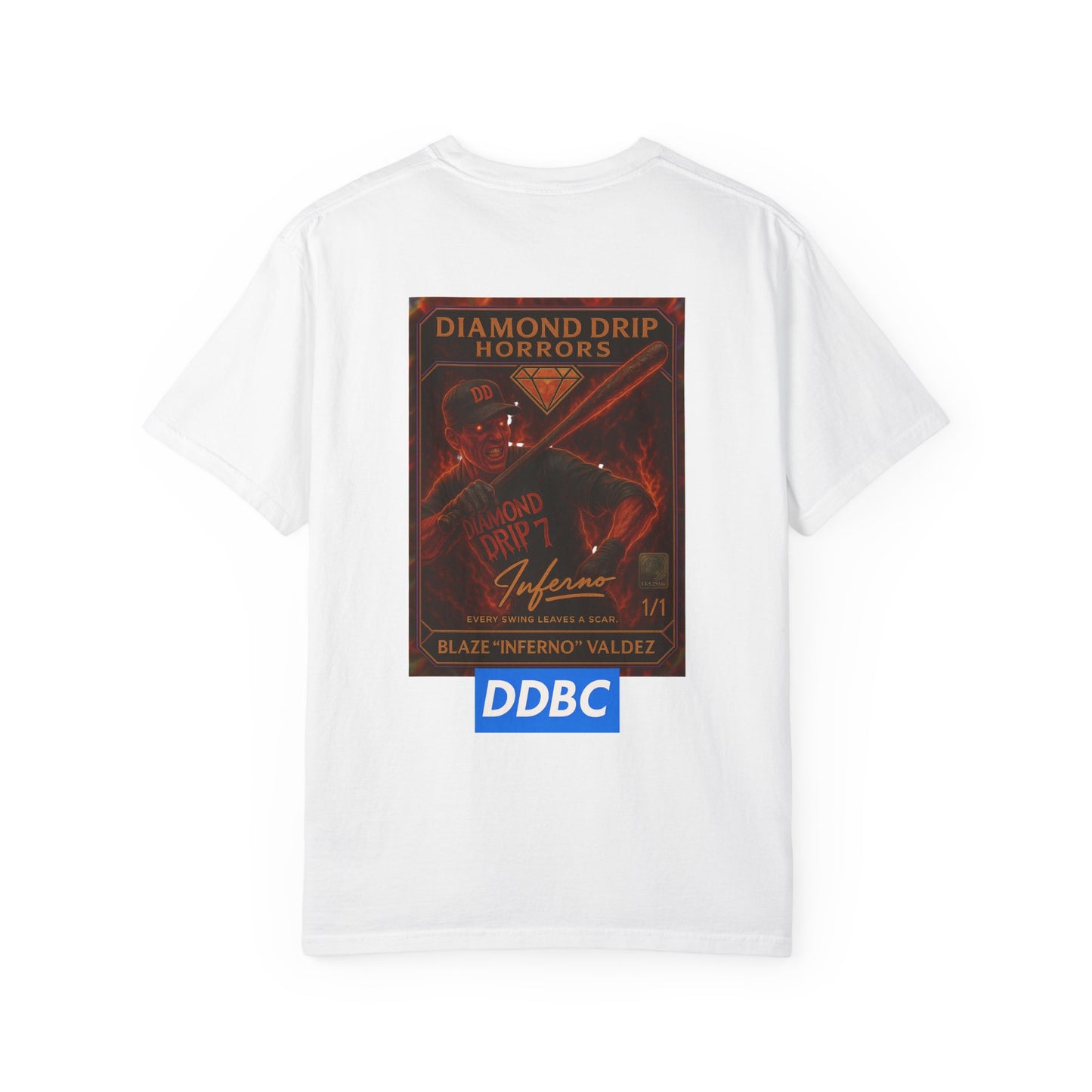 Diamond Drip Horrors T-Shirt — Retro Horror Baseball Graphic Tee