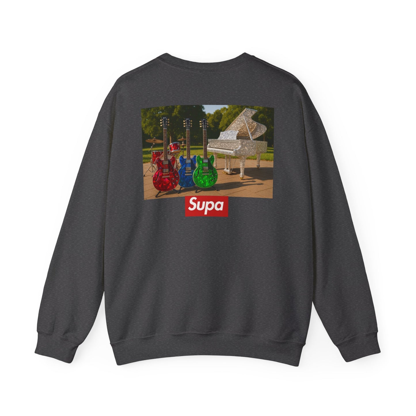 Supa Unisex Crewneck Sweatshirt - Vibrant Graphic Design for Music Lovers