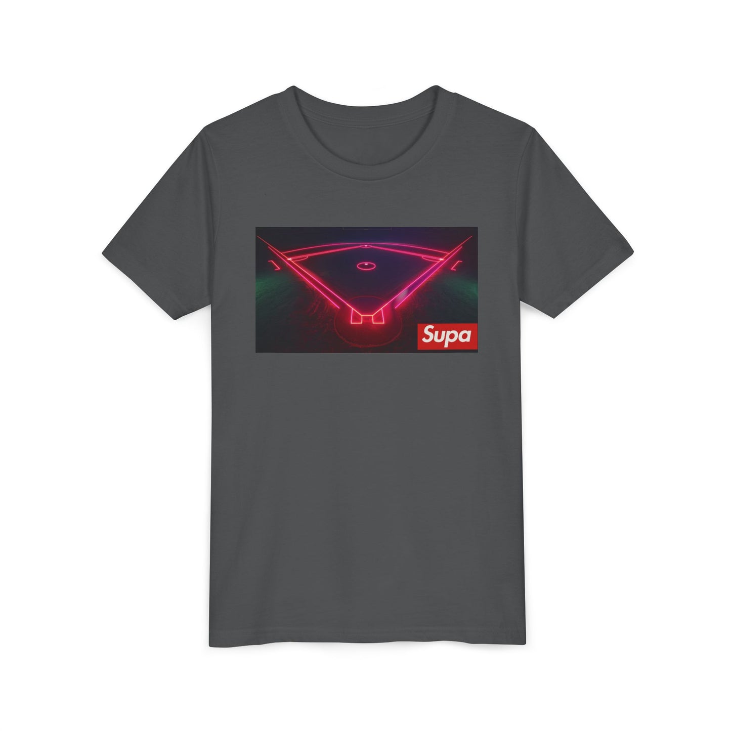 Neon Vibe Youth Tee with Supa Graphic