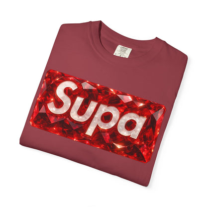 Supa Crystal Skull & Roses T-Shirt