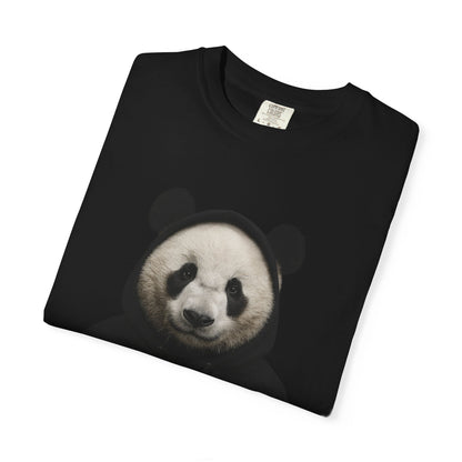 Panda Hoodie Graphic T‑Shirt — 'Supa' Front & 'Off The Map' Zebra Back