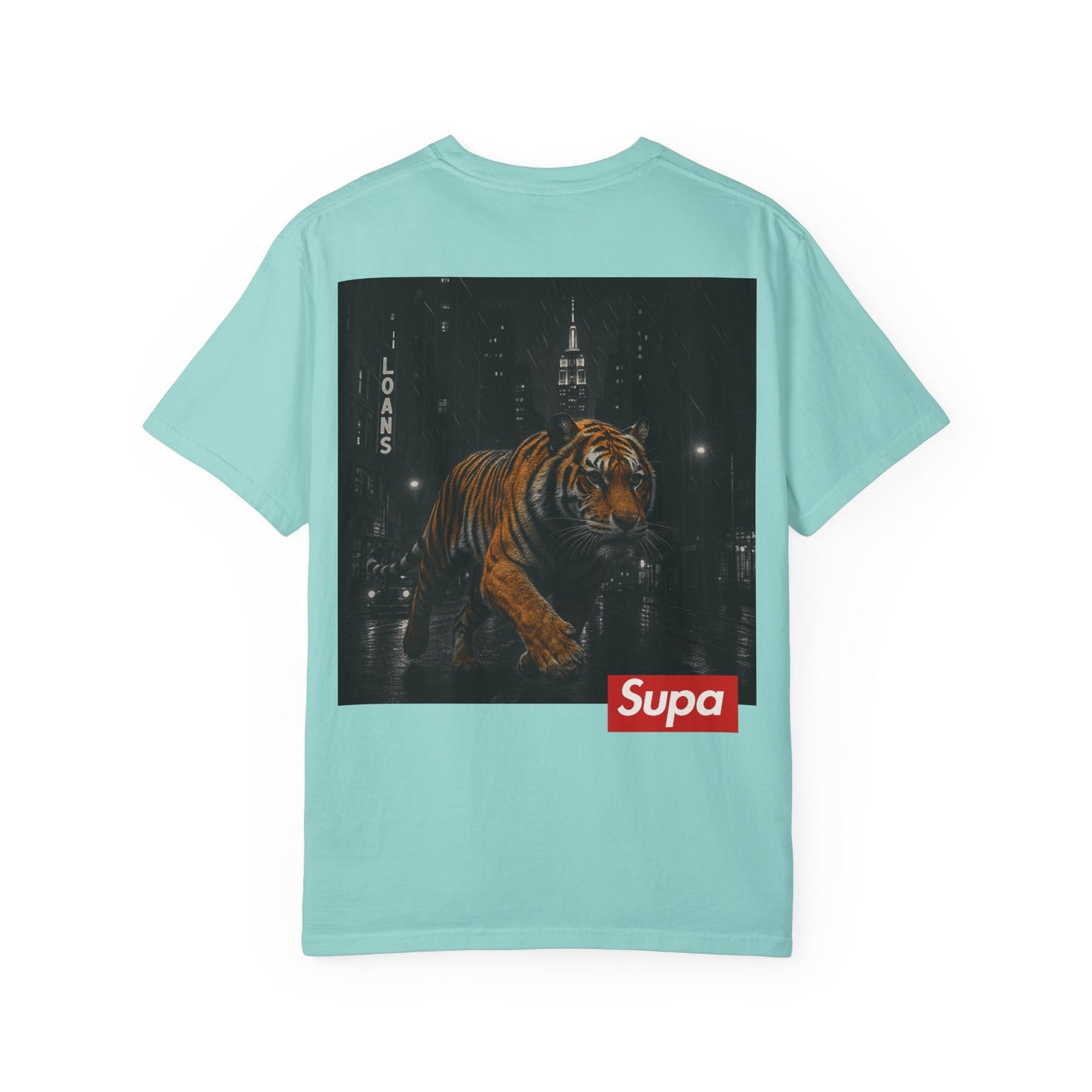 Supa Tiger Unisex Garment-Dyed T-Shirt