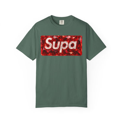 Supa Crystal Skull & Roses T-Shirt