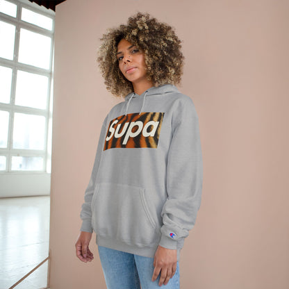 Supa Champion Hoodie - Stylish Tiger Graphic Sweatshirt