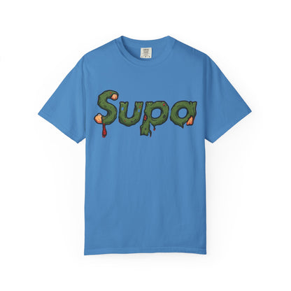 Supa Panda Graphic T-Shirt — Streetwear Tee with 'Supa' Drippy Logo