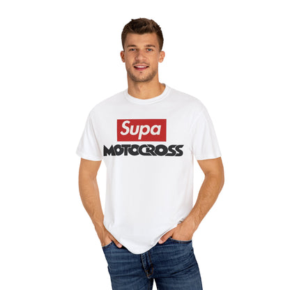 Motocross T-Shirt — "Supa" Logo & Back Graphic (Peace in a Storm)