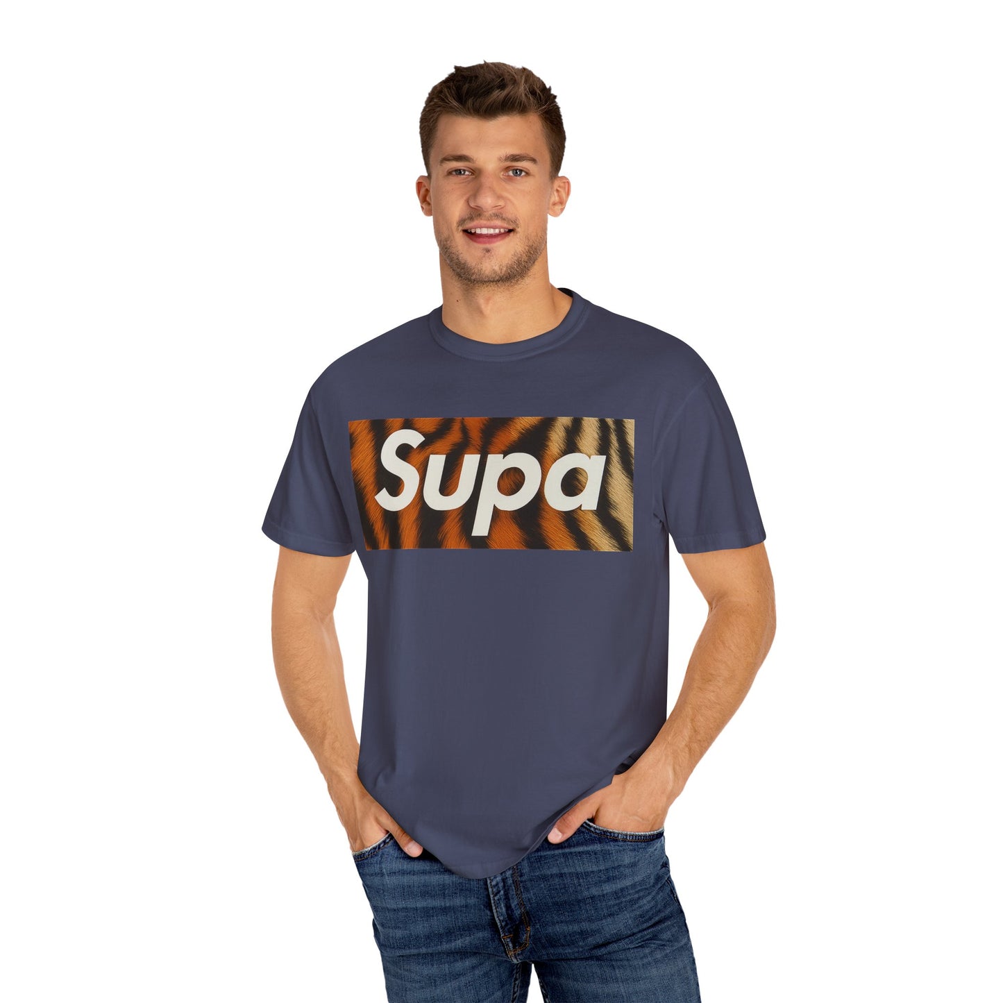 Supa Tiger Unisex Garment-Dyed T-Shirt