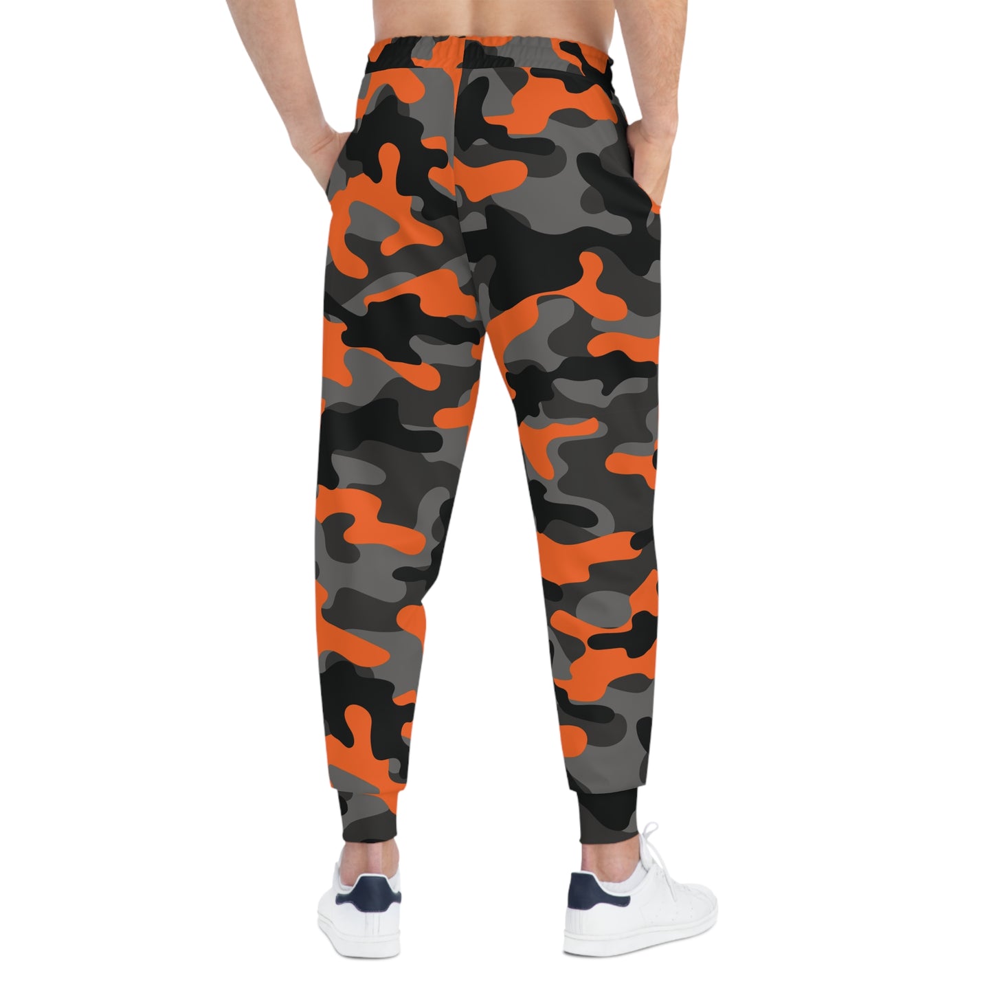 Orange Camo Athletic Joggers — 'Supa' Streetwear Sweatpants