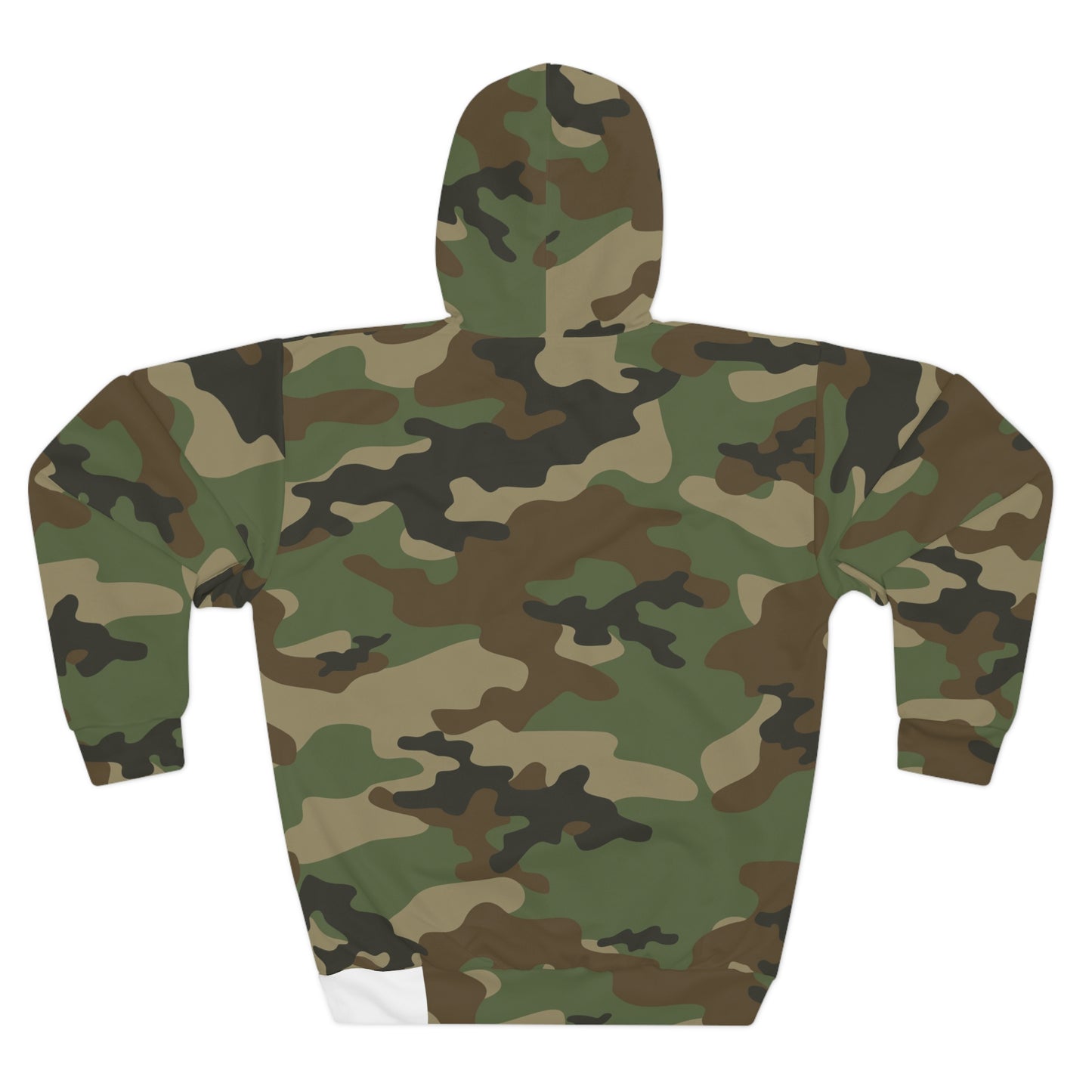 Camo 'Supa' Pullover Hoodie - All-Over Print Streetwear