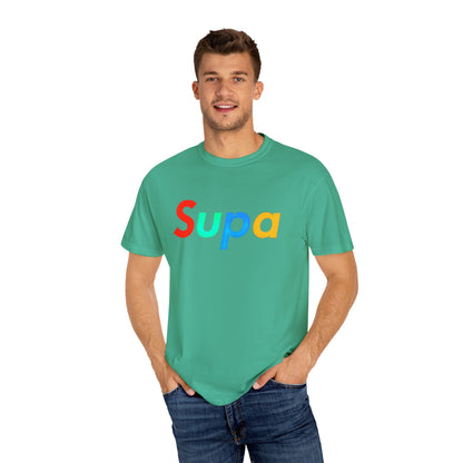 Supa Graphic T-Shirt — 'Stand Out in the Shadows' Colorful Logo Tee