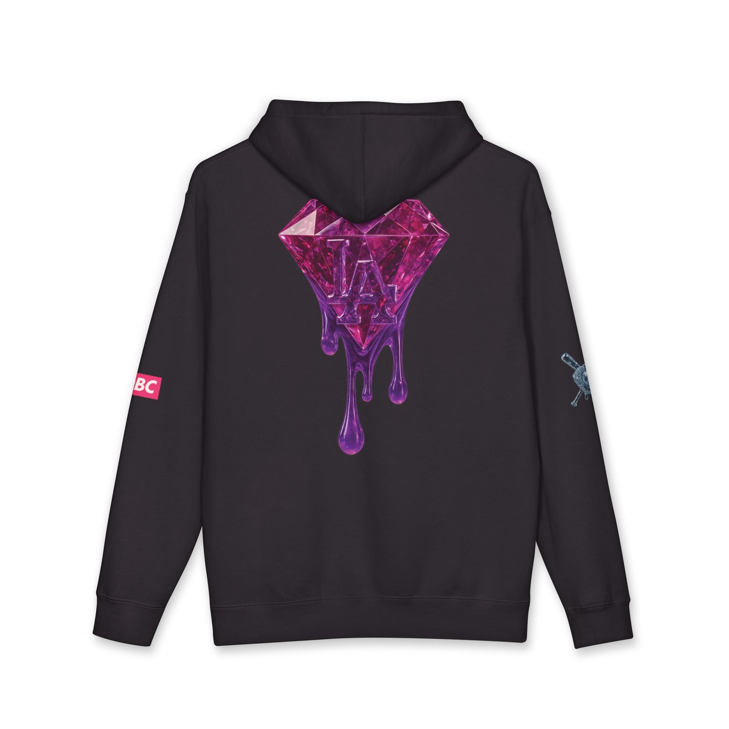 Drip Diamond Hoodie — Graphic Dripping DD Logo Pullover